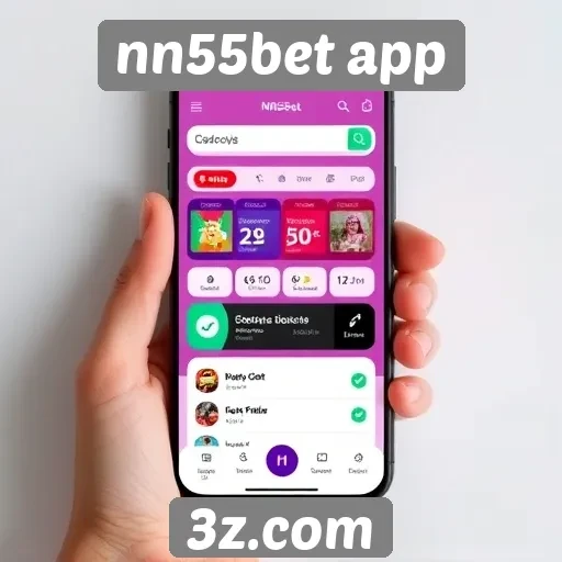 Experiência do usuário em dispositivos móveis no nn55bet app