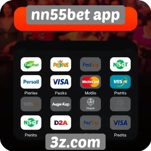 Métodos de pagamento disponíveis no nn55bet app