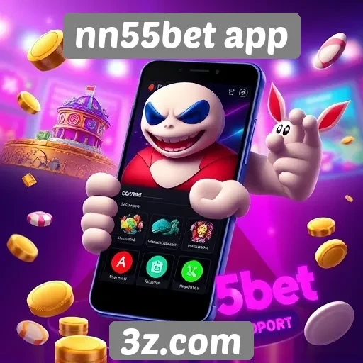 Variedade de jogos disponíveis no nn55bet app